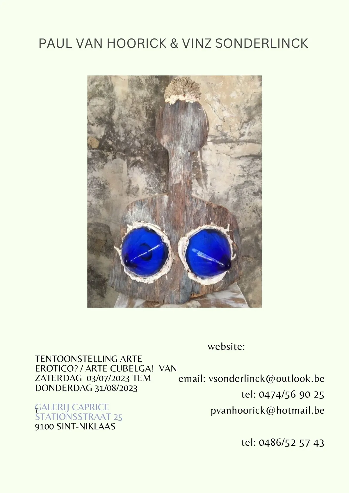 EXPO Arte Erotico - Paul Van Hoorick & Vinz Sonderlinck - 03 julie tm 31 aug 2023