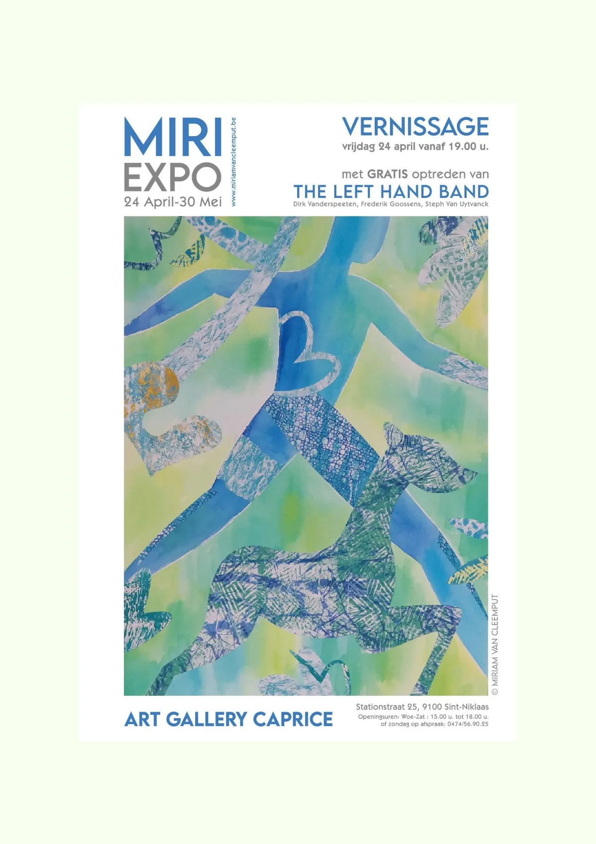 Expo The Left Hand Band - Miri Miriam Van Cleemput & Vinz Sonderlinck - 24 April tm 30 mei 2026